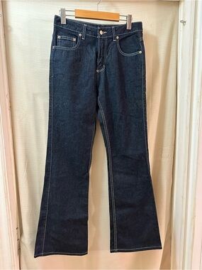 NWT Manager Vintage Y2K Dark Wash Flare Jeans Made in Canada Women’s W27 L32